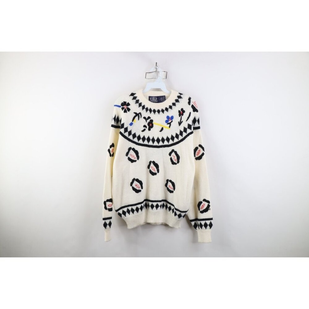 Vintage 70s Streetwear Womens Large Embroidered A… - image 1